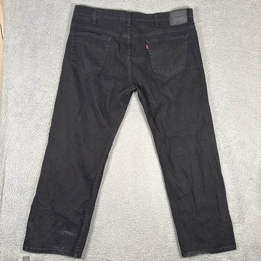 Levi's 569 Jeans Mens 40x32 (44x32) Black Loose Straight Fit Grunge Skater 2000s